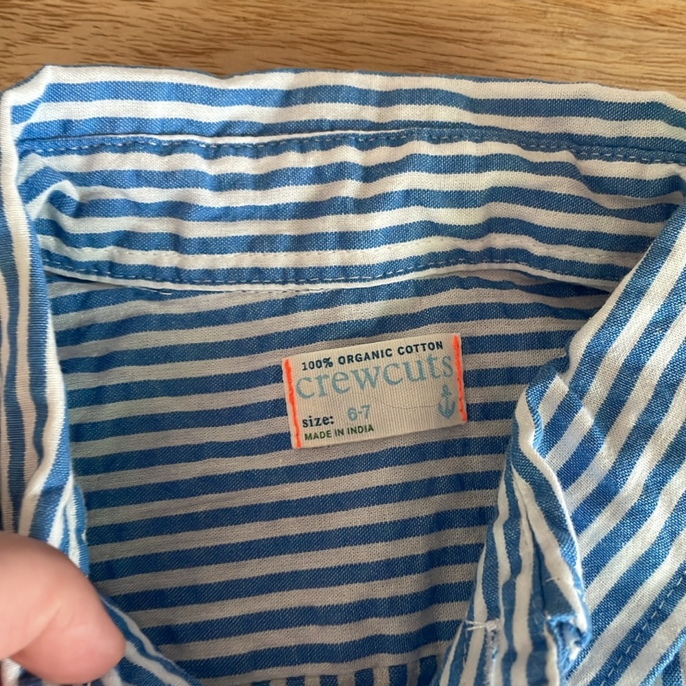 Lot of 3 Boys JCrew Crewcuts Summer Shirts Polo size 6-7 Small - Picture 5 of 8